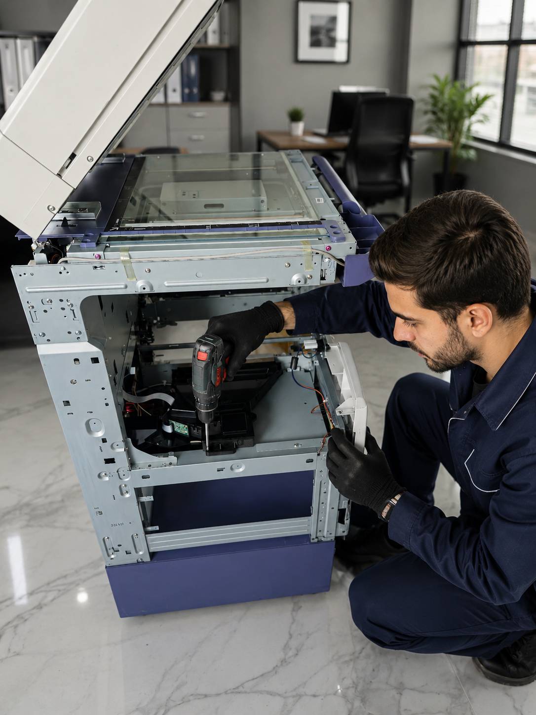 تکنسین تعمیرات کپی توشیبا